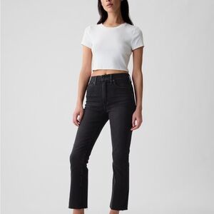 GAP kick fit high rise black jeans